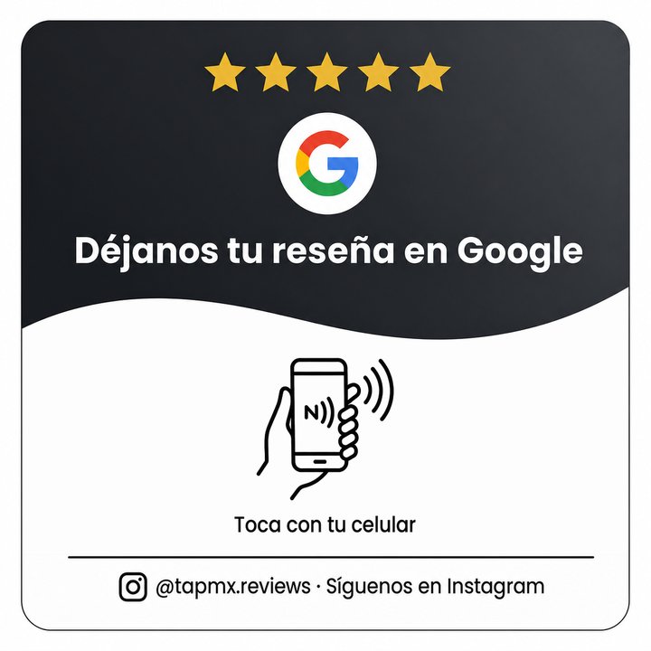 Placa TapMX negra